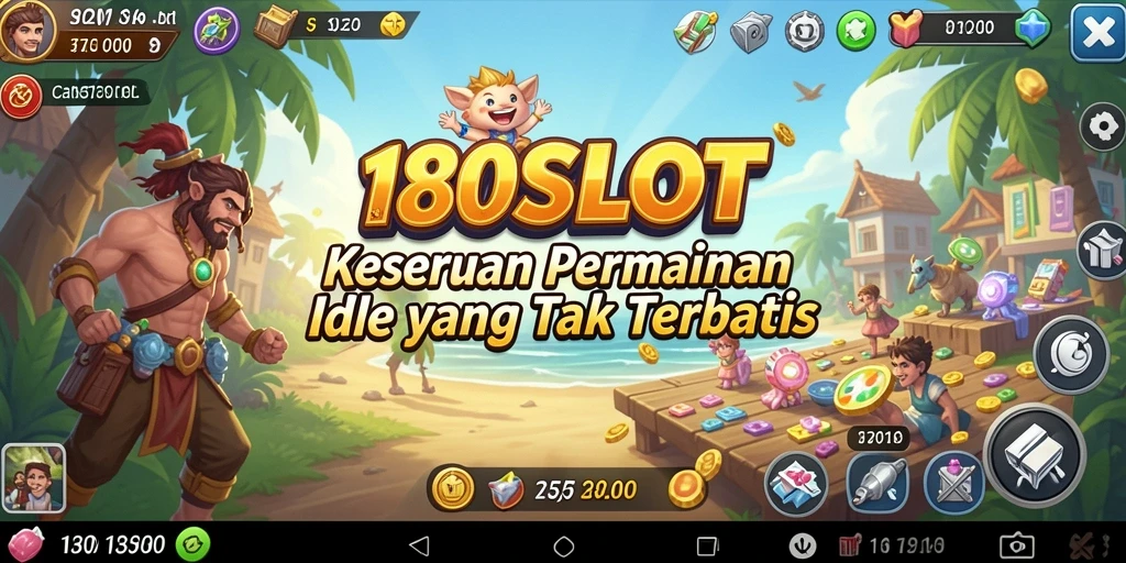 Screenshot gameplay 180SLOT menampilkan mesin slot yang memukau.