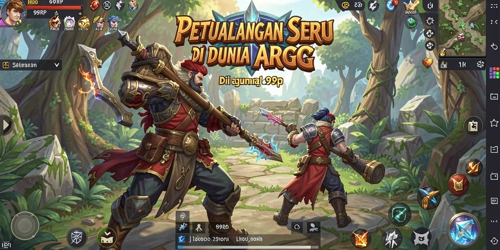 Gameplay seru dan mendebarkan dalam dunia ARPG yang luas.