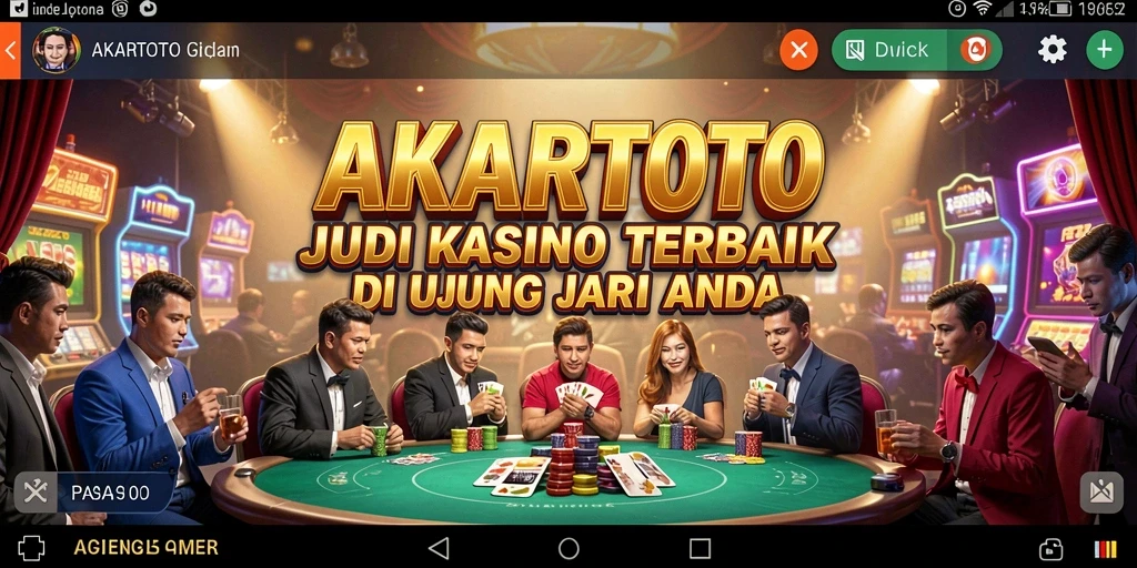 Tangkapan layar dari gameplay seru di AKARTOTO Kasino.