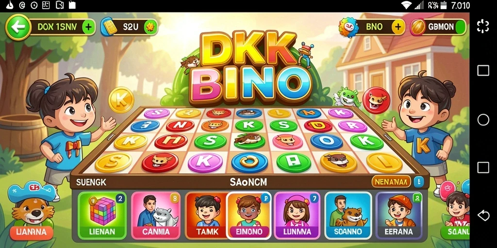 Tampilan menarik dari gameplay DKK yang penuh dengan keseruan Bingo.