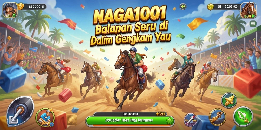 Tangkapan layar gameplay NAGA1001 menampilkan balapan seru dan grafis yang memukau.