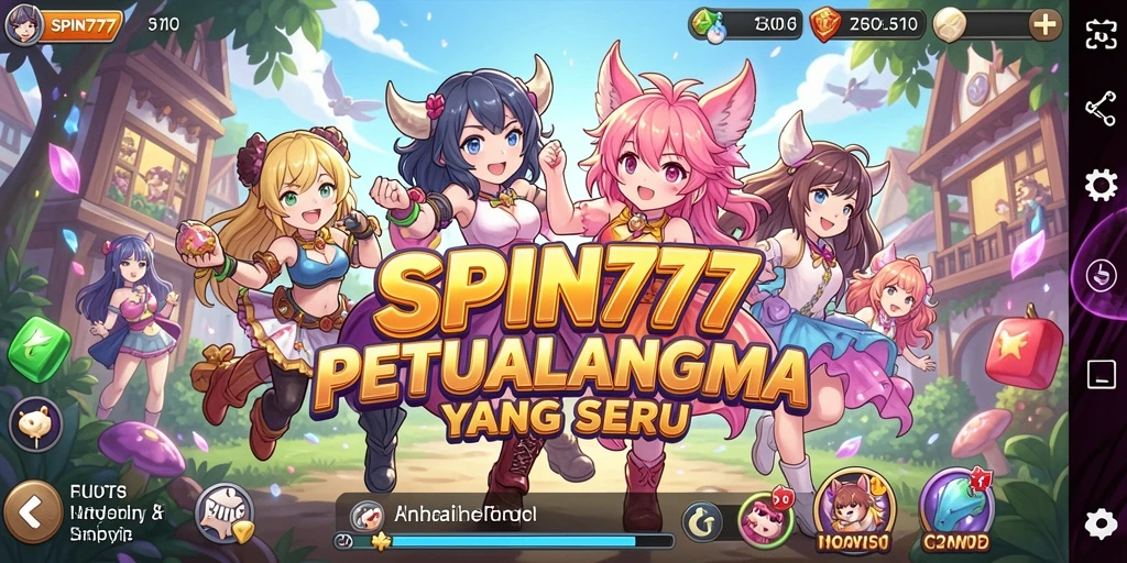 Screenshot SPIN777 menunjukkan pertarungan seru dengan karakter anime yang menarik.